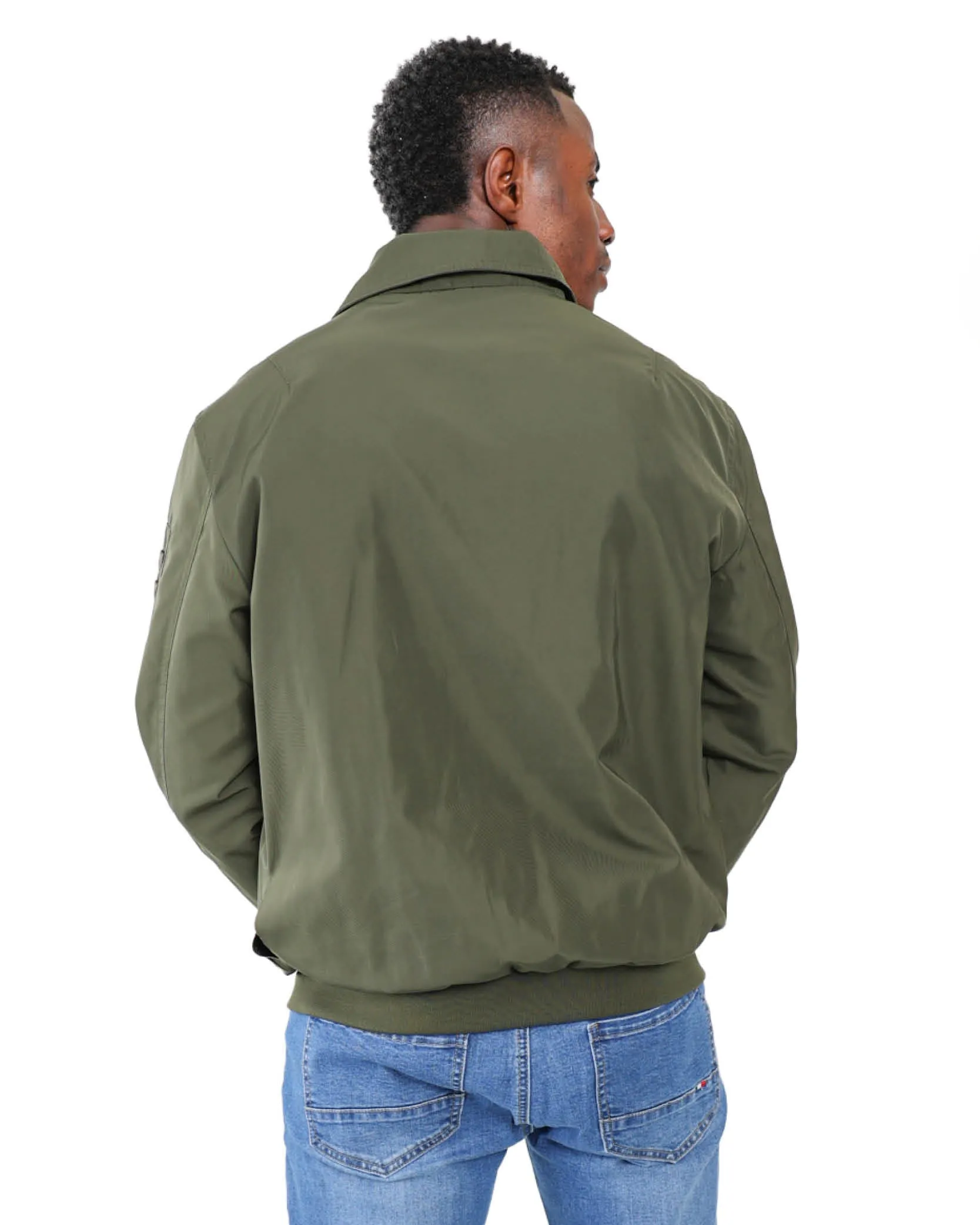 Olive Lightweight Bomber Jacket