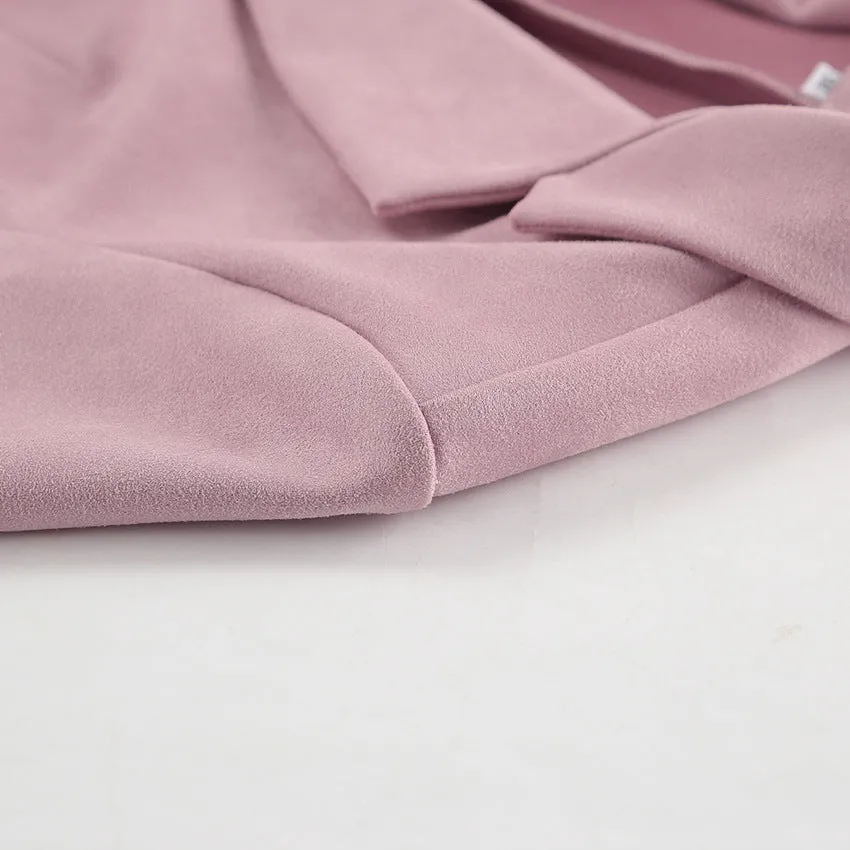 Oversized Long Sleeve Single Breasted Blazer