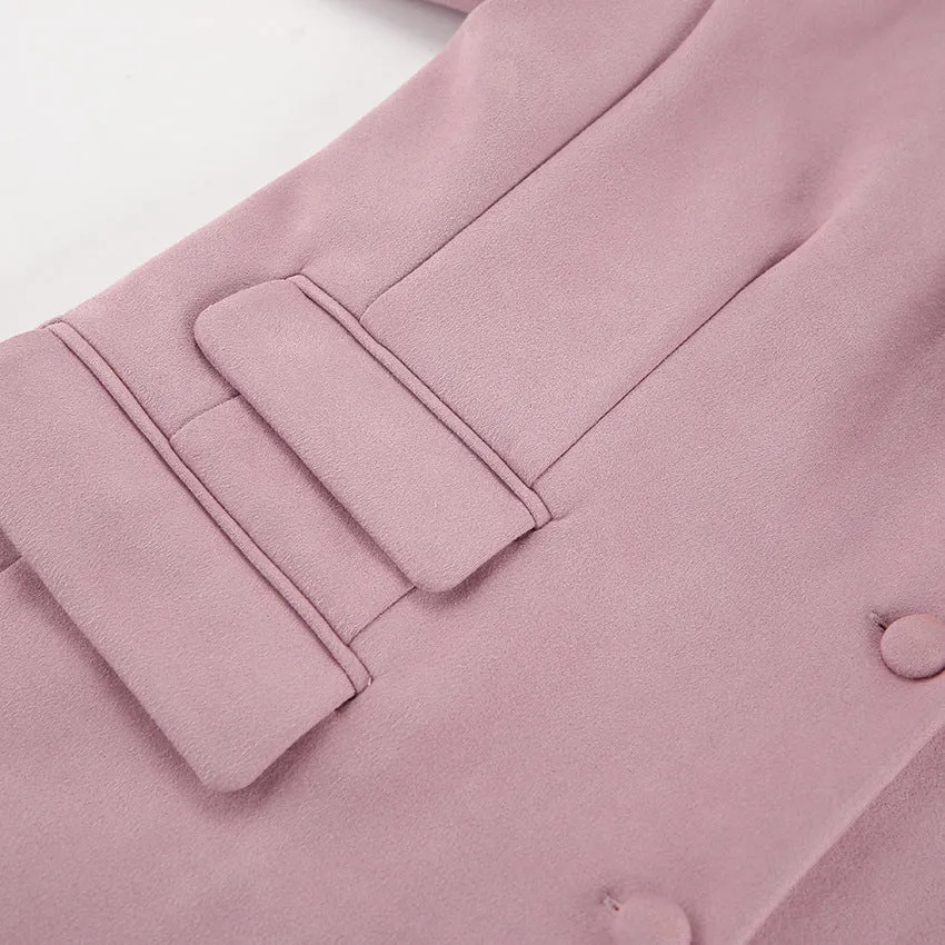 Oversized Long Sleeve Single Breasted Blazer