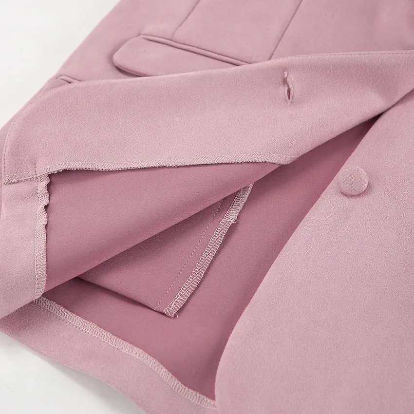 Oversized Long Sleeve Single Breasted Blazer