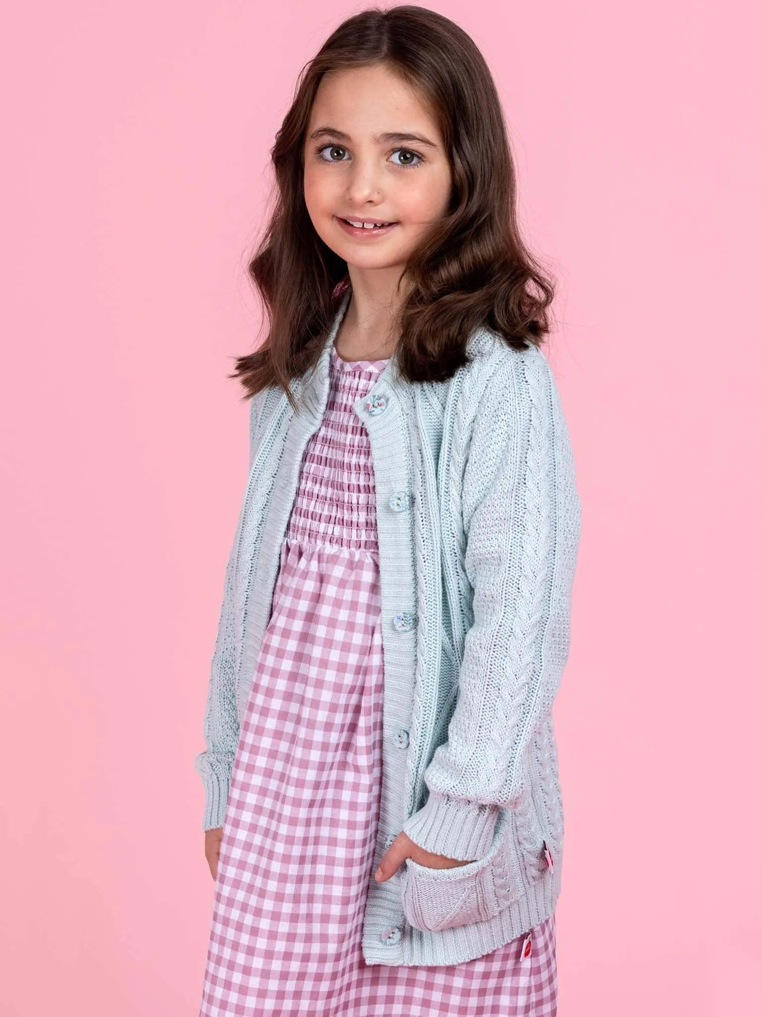 Oversized Snuggle Cardigan Blue