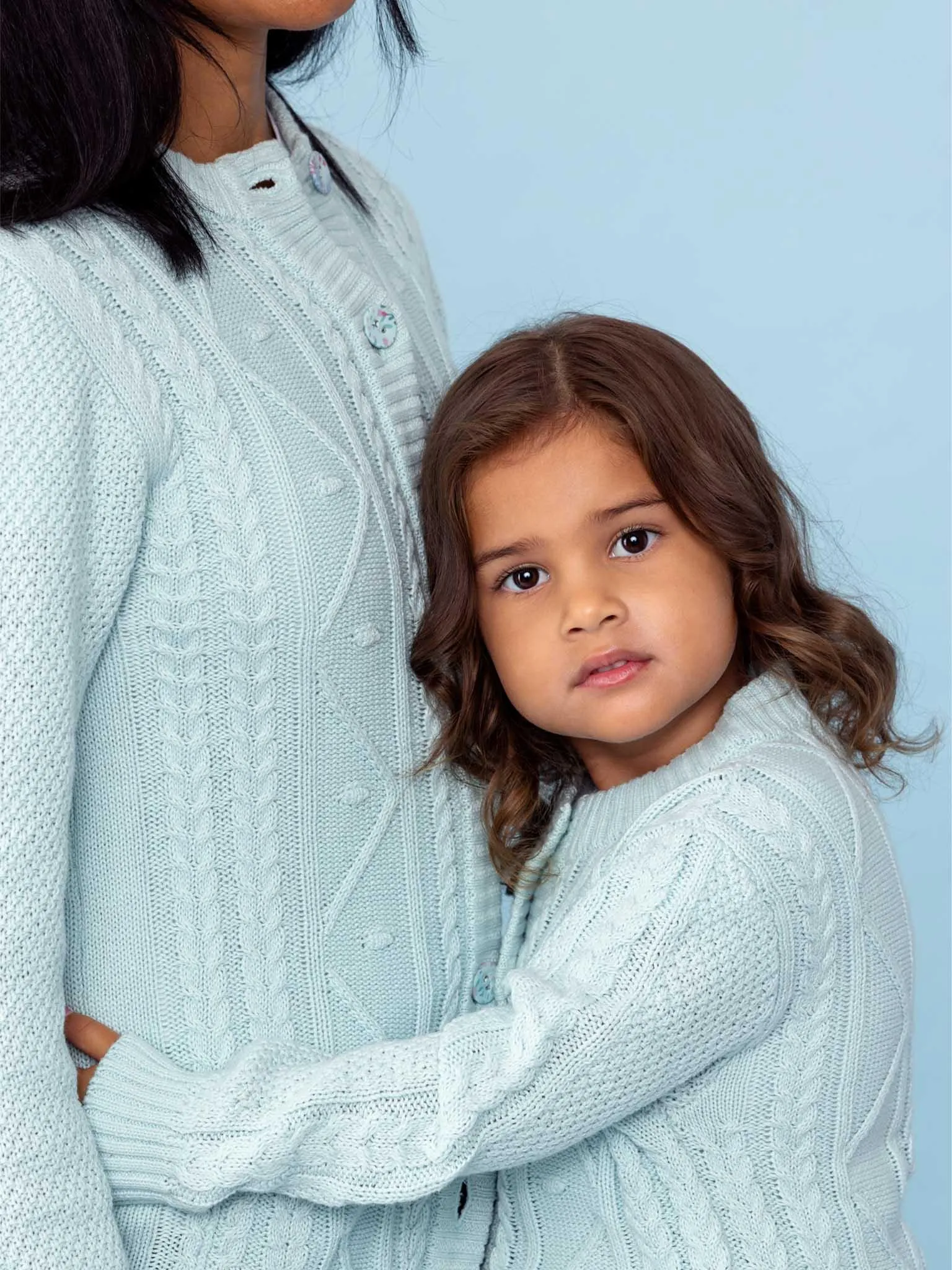 Oversized Snuggle Cardigan Blue
