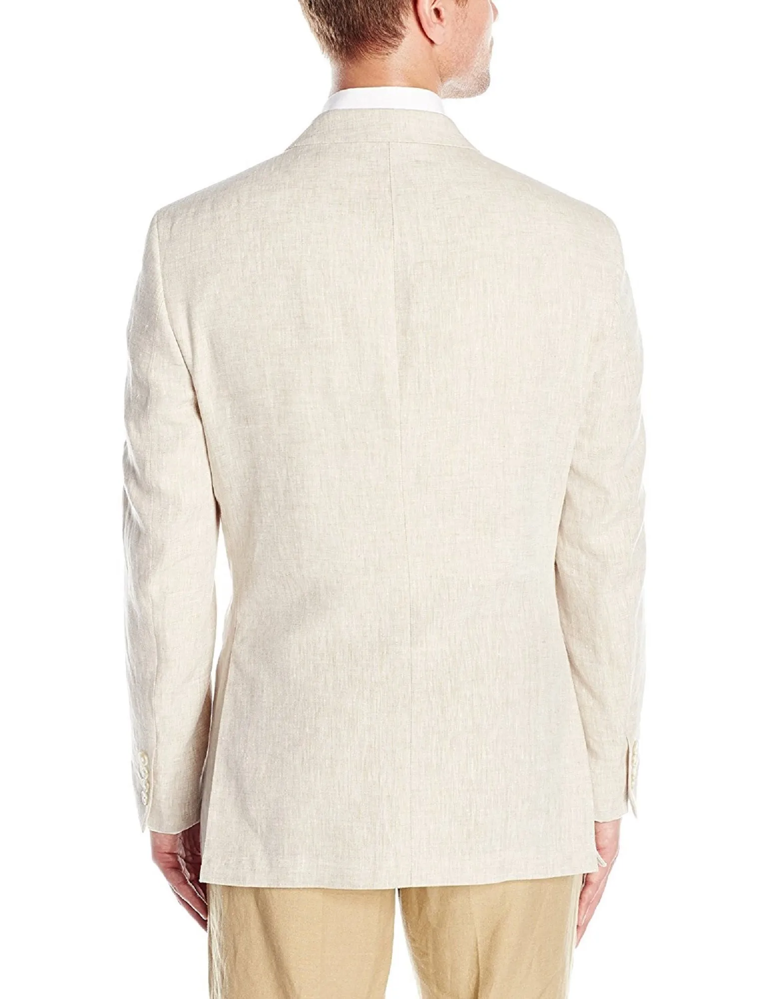 Palm Beach Brock Natural Linen Coat Big and Tall