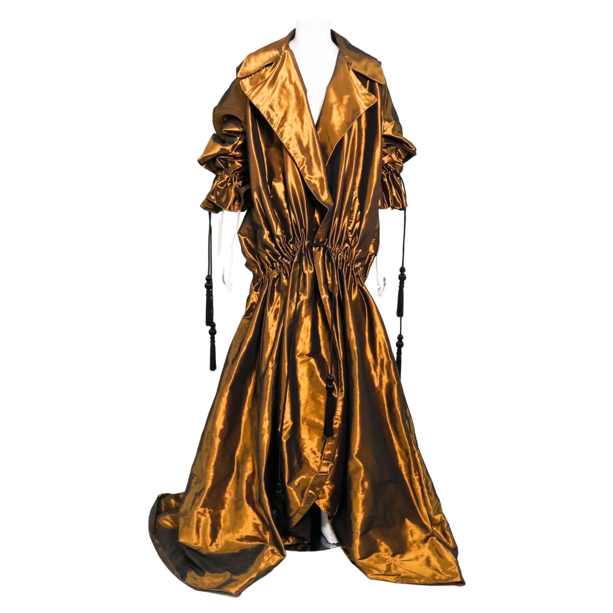Palomo Spain Metallic Brown Coat