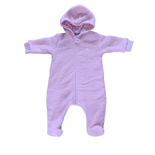 Pink Wool Pram Suit