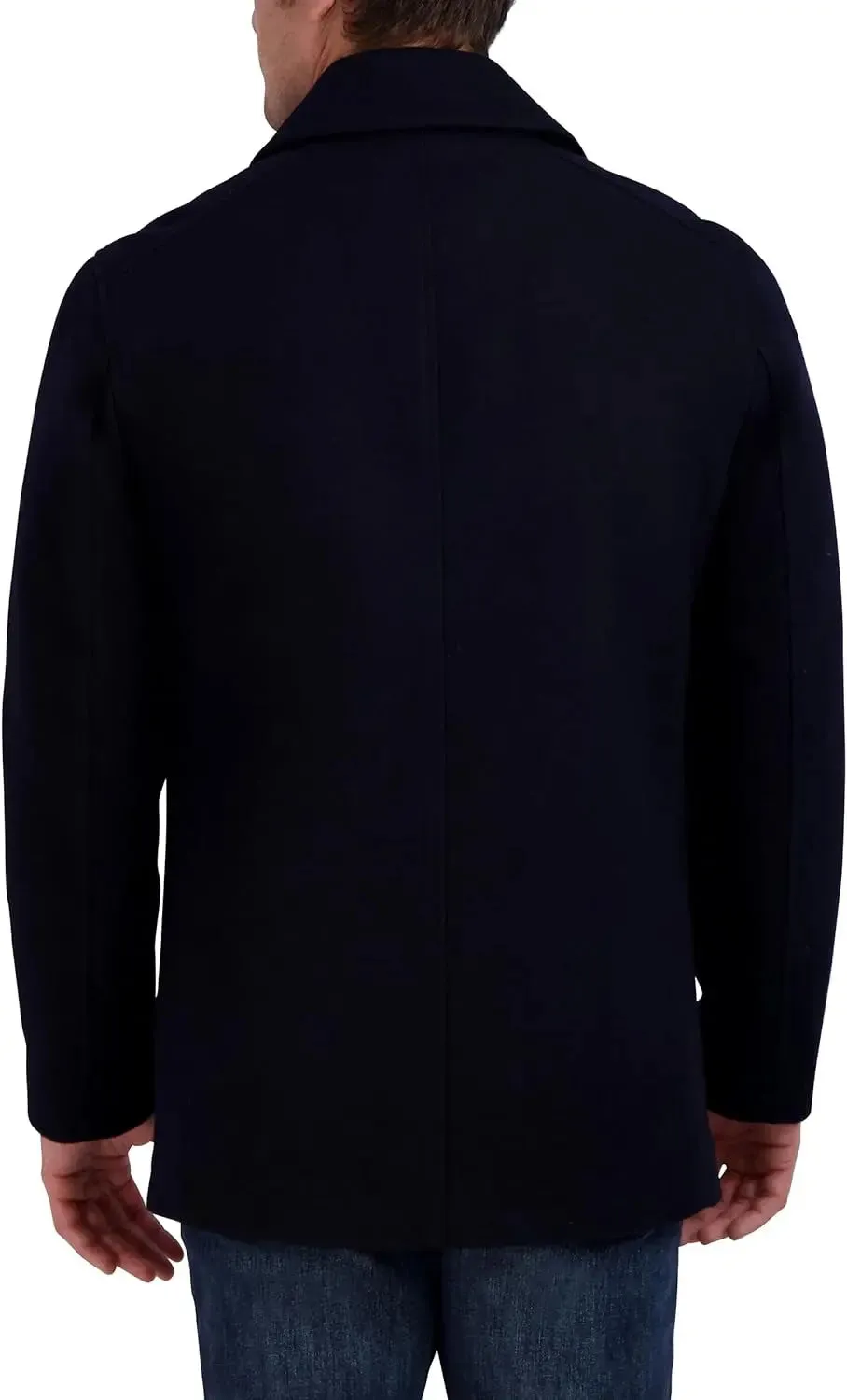 Plus Sized Men's Peacoat in Wool by Nautica