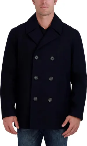 Plus Sized Men's Peacoat in Wool by Nautica