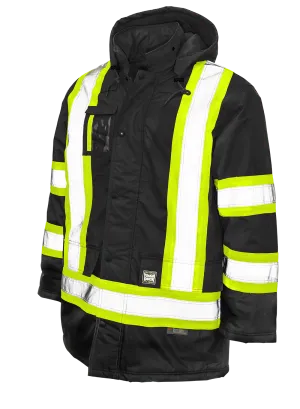 Poly Oxford Lined Safety Parka by Tough Duck - Style S176