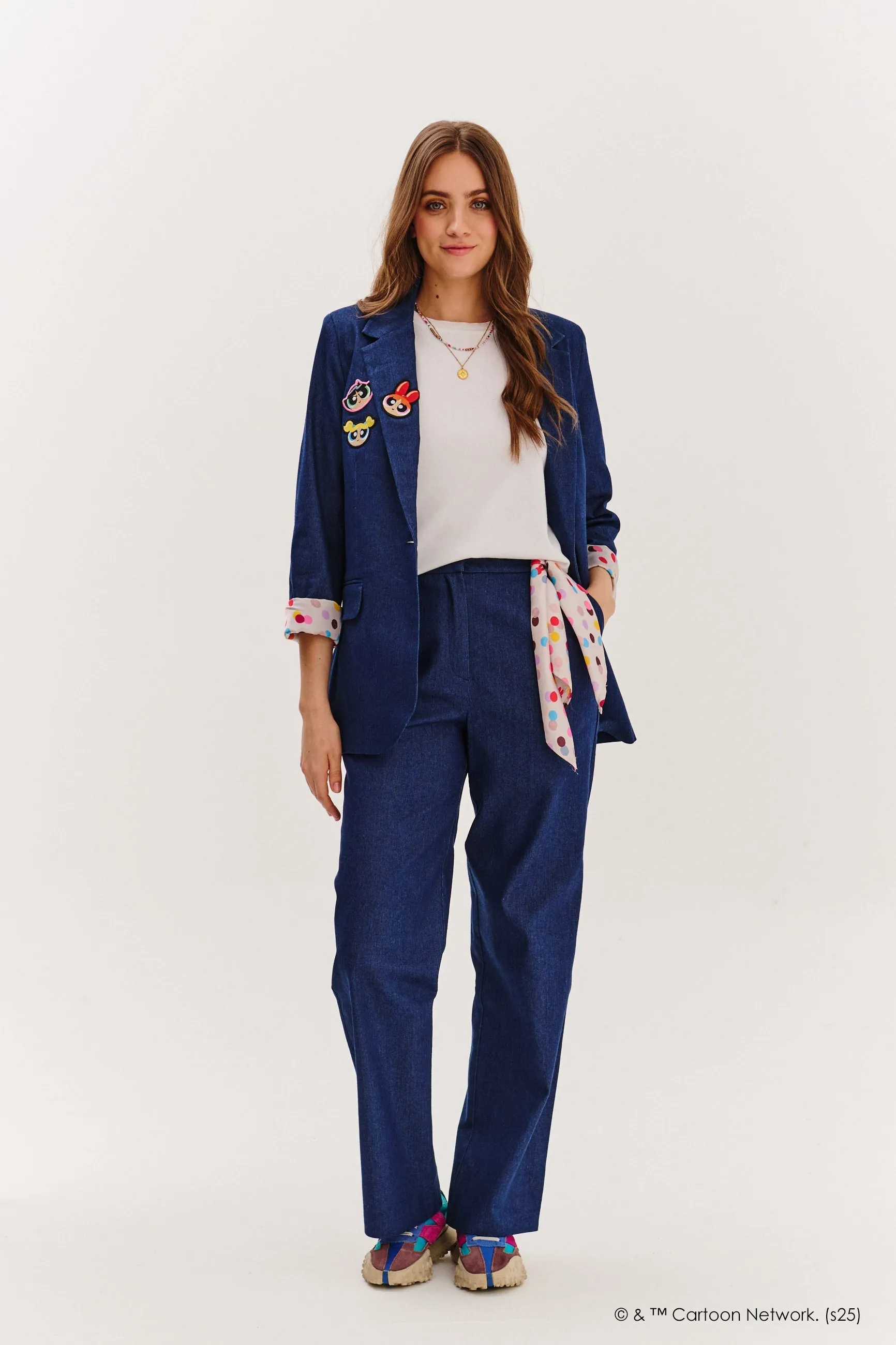 Powerpuff Girls wide denim pants