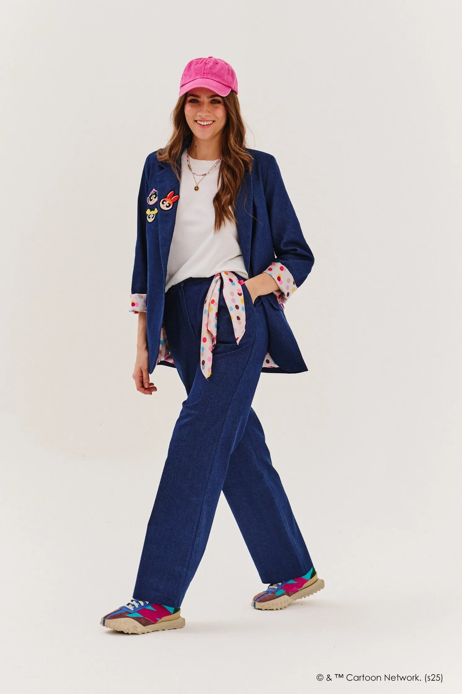 Powerpuff Girls wide denim pants