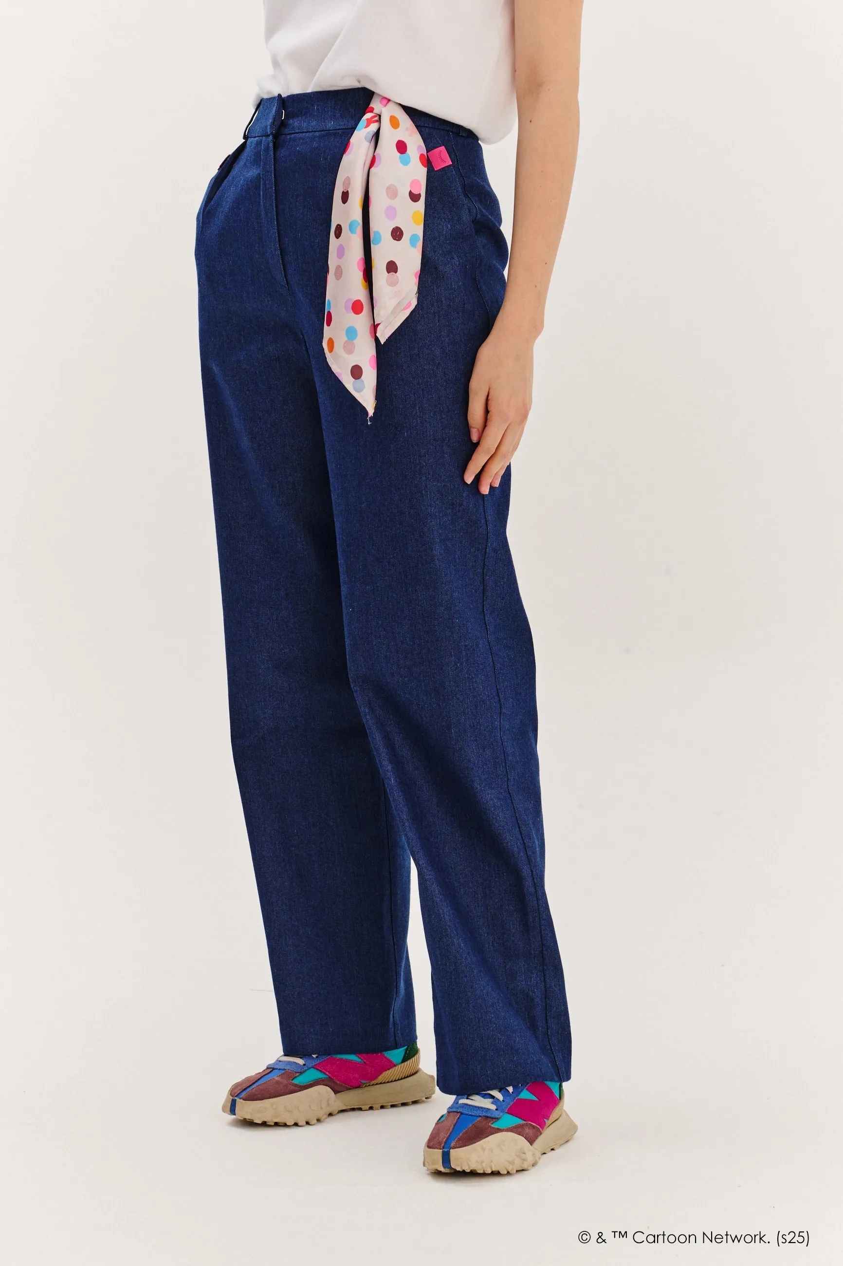 Powerpuff Girls wide denim pants