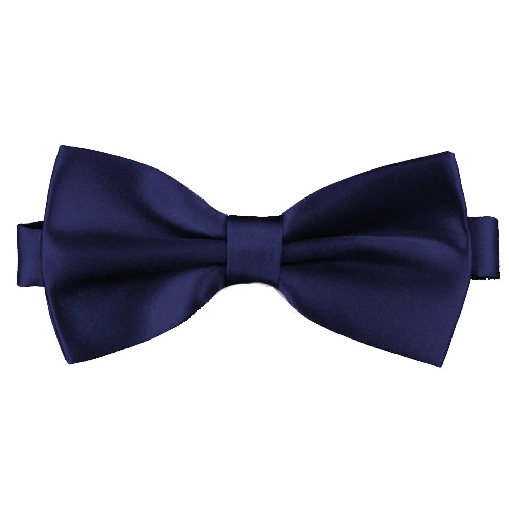 Prussian Blue [Silky Smooth] - Bow Tie and Pocket Square Matching Set