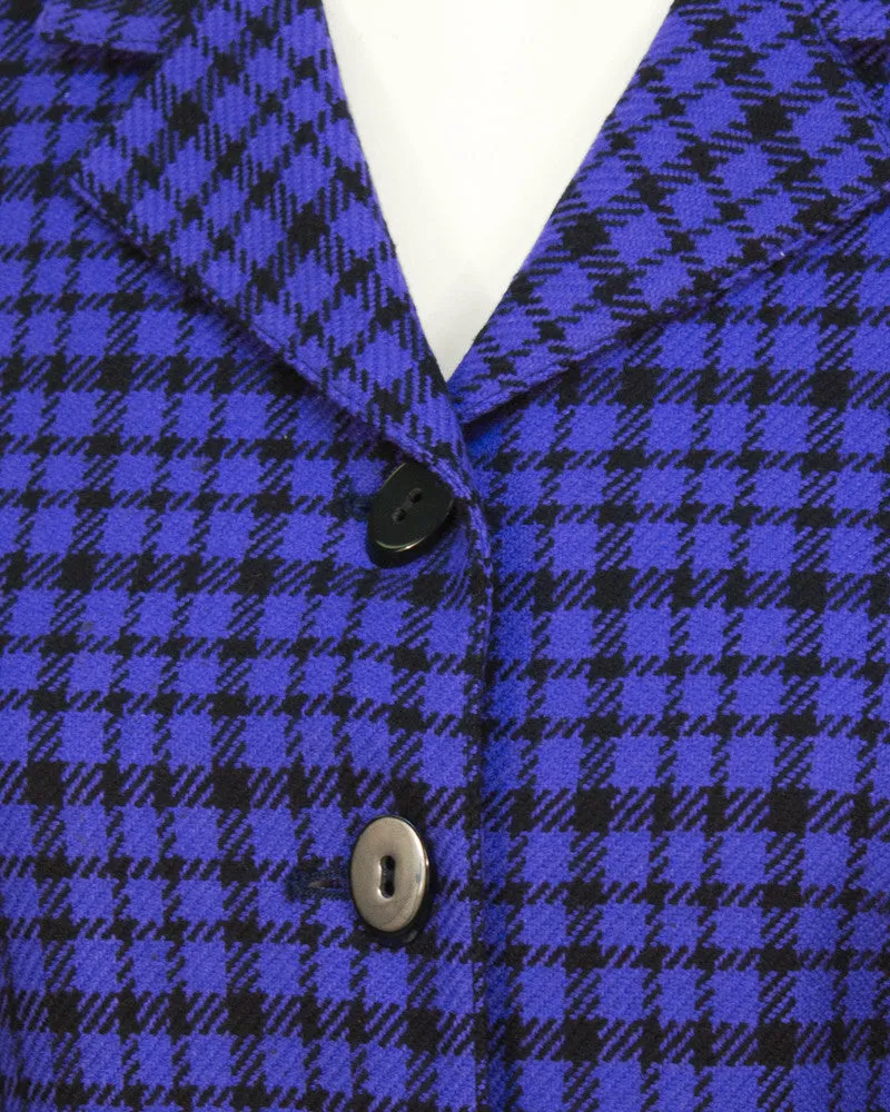 Purple and Black Blazer