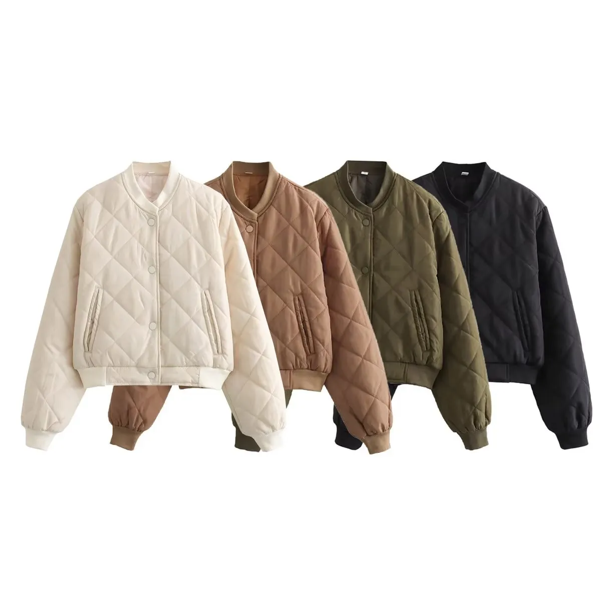 Quilted Bomber Jacket