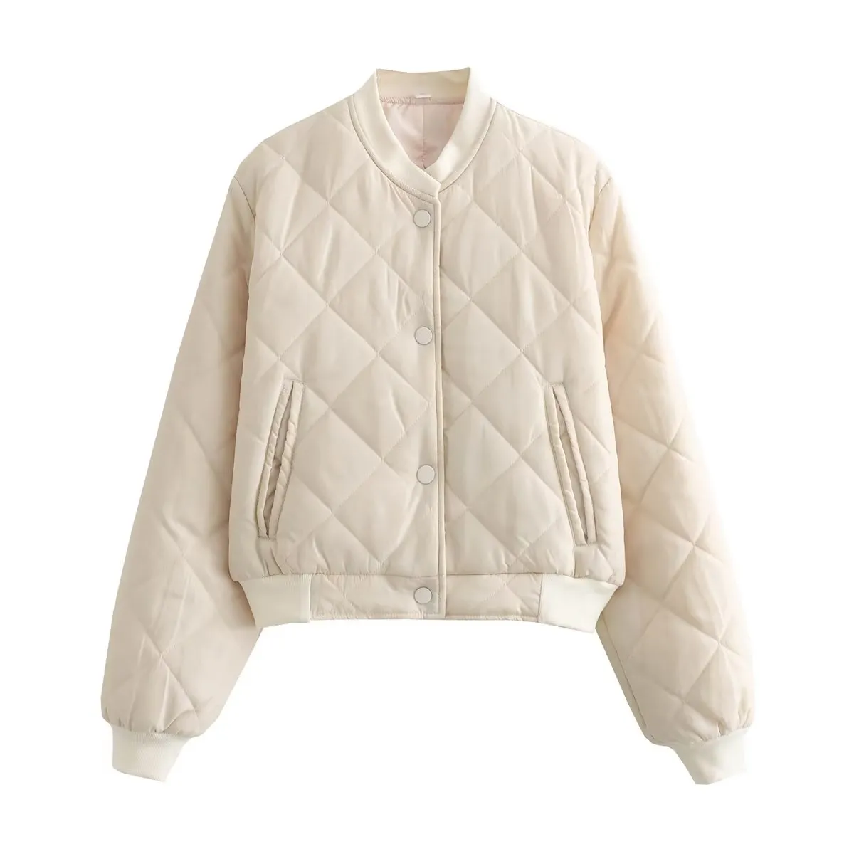 Quilted Bomber Jacket