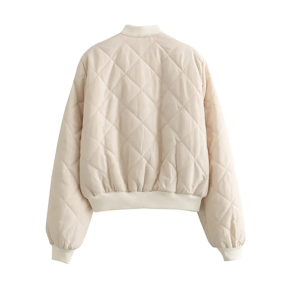 Quilted Bomber Jacket