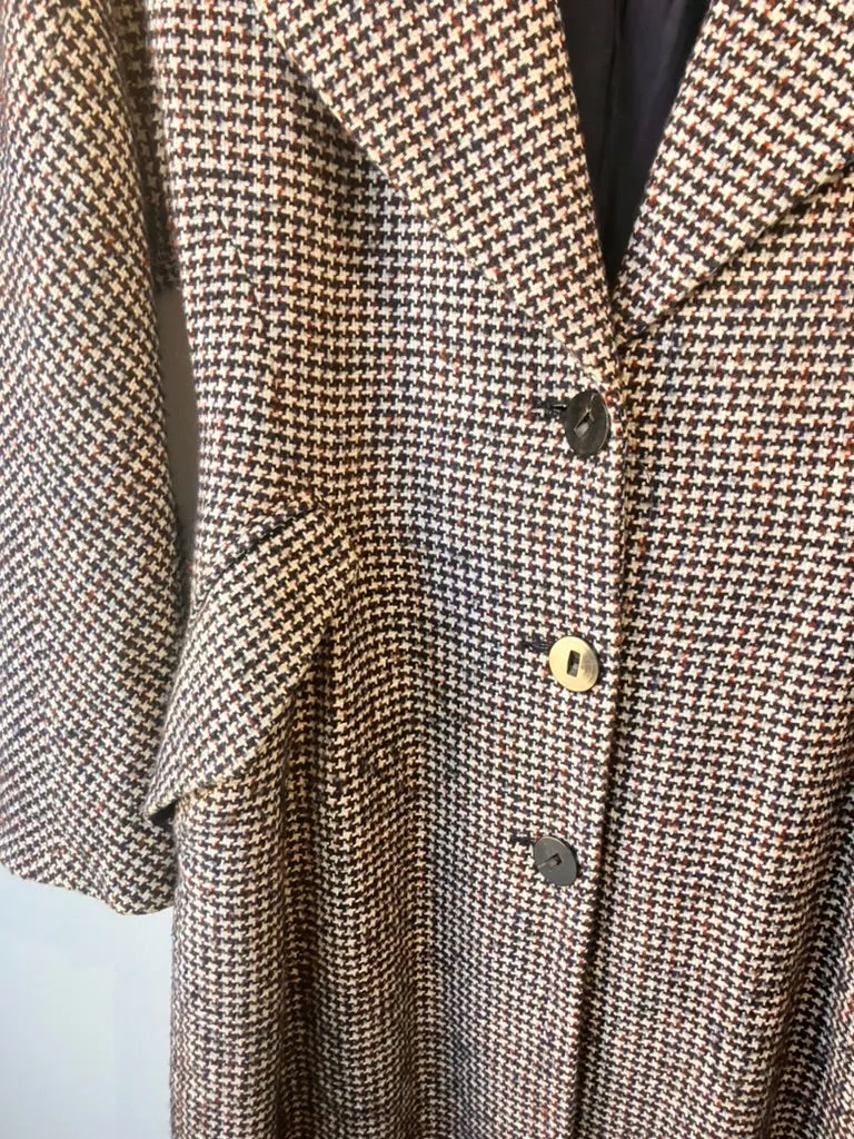 Rachel Comey Houndstooth Wool Coat