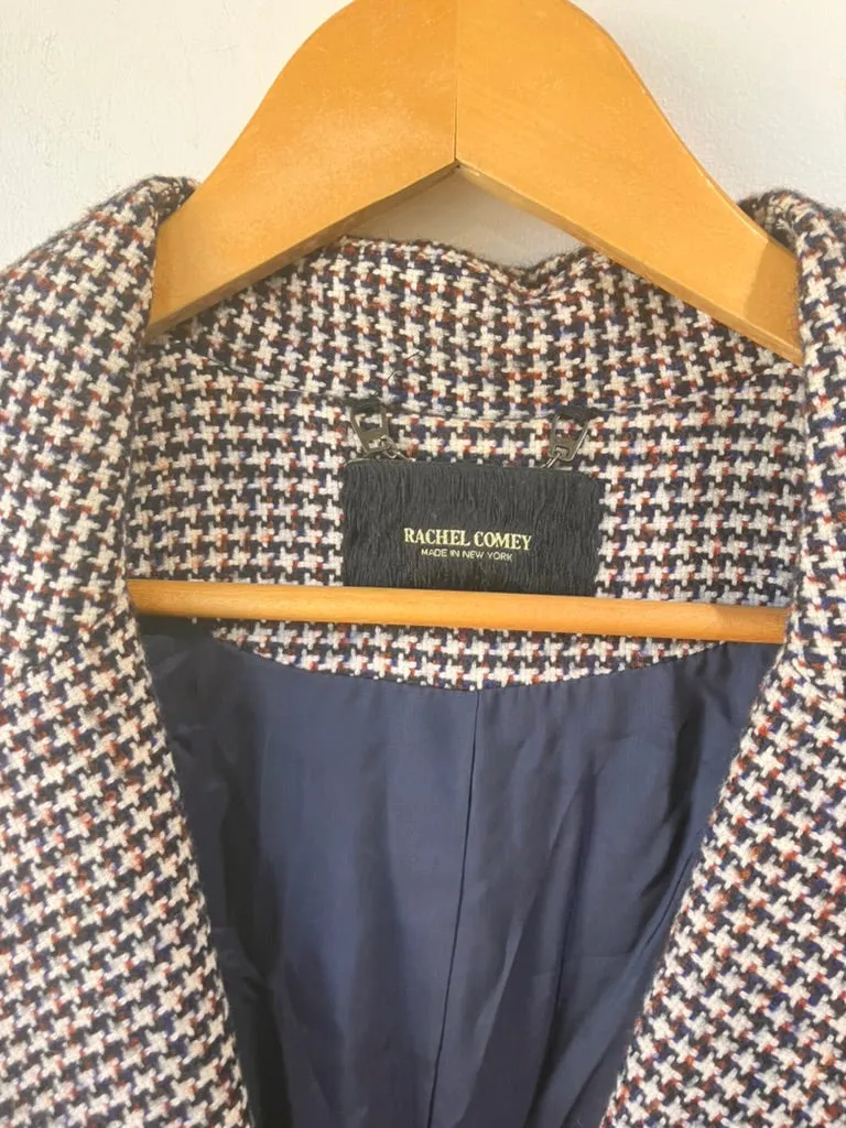 Rachel Comey Houndstooth Wool Coat