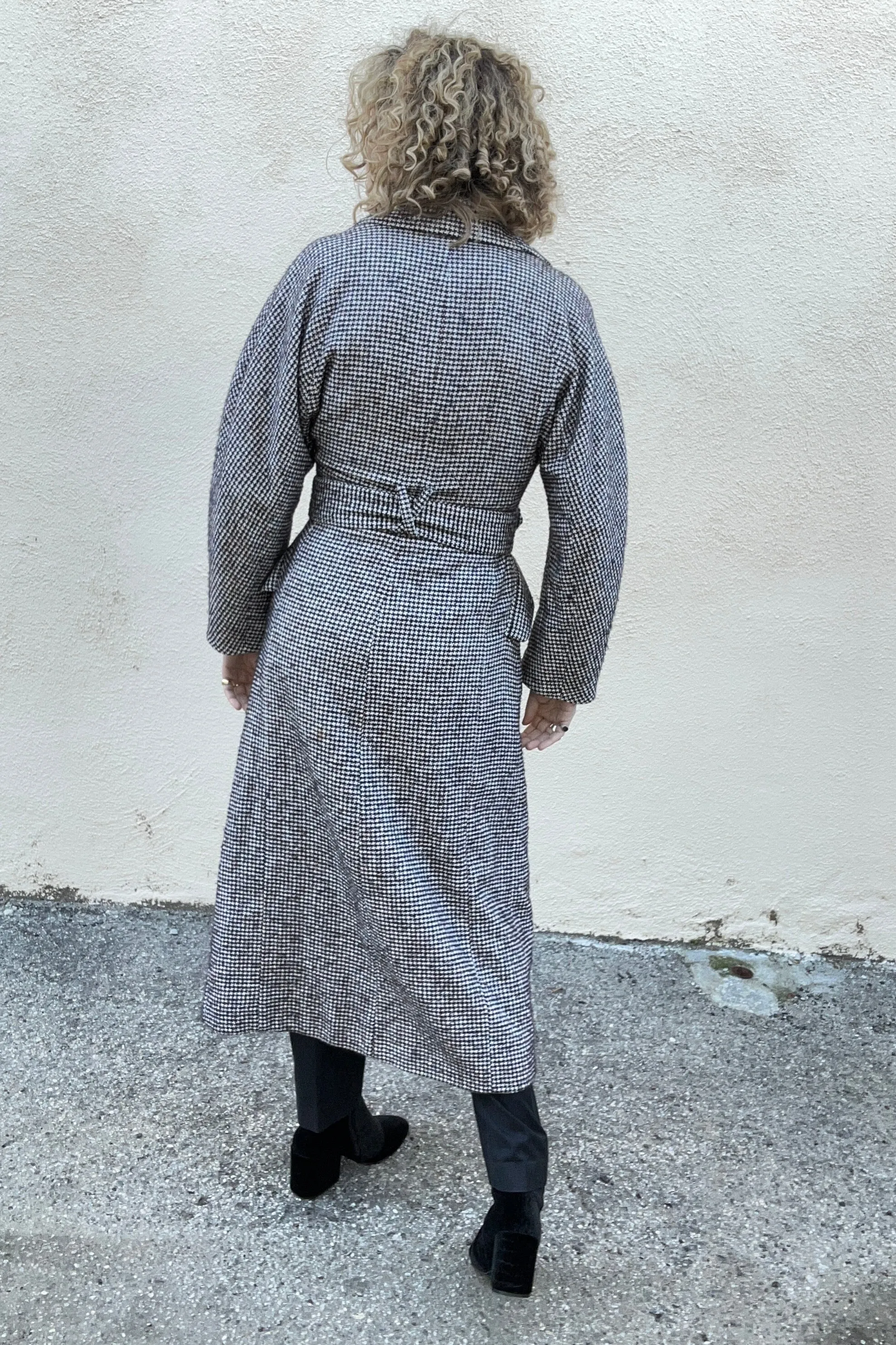 Rachel Comey Houndstooth Wool Coat
