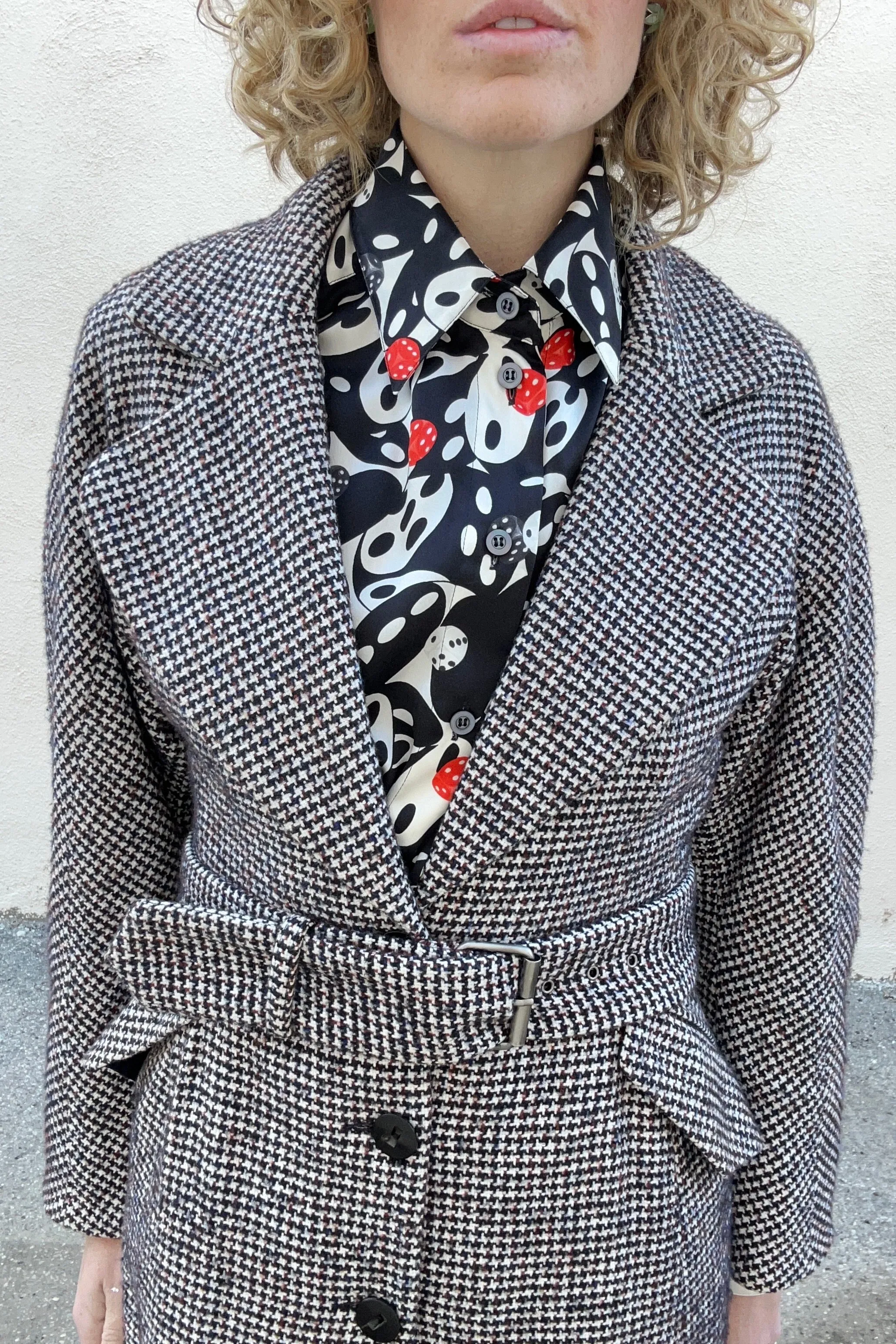 Rachel Comey Houndstooth Wool Coat