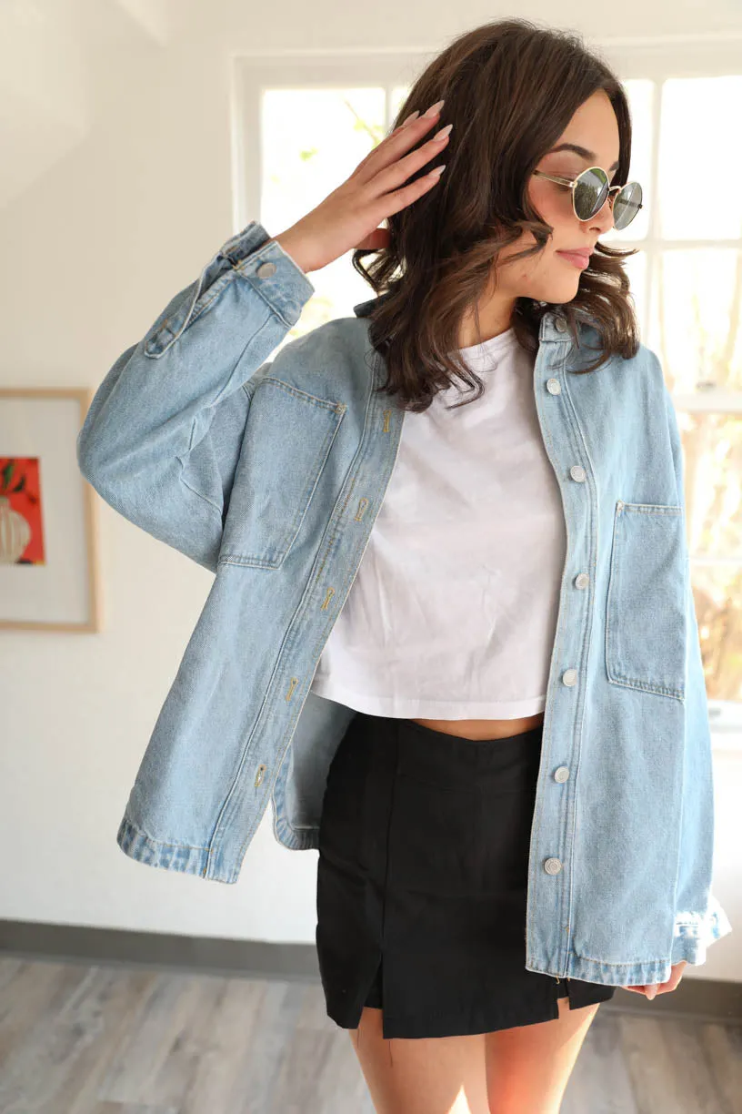 RAE: Oversized Denim Jacket