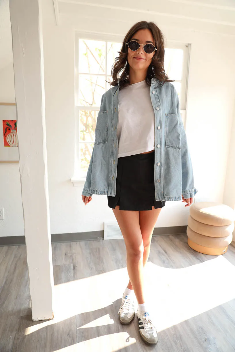 RAE: Oversized Denim Jacket