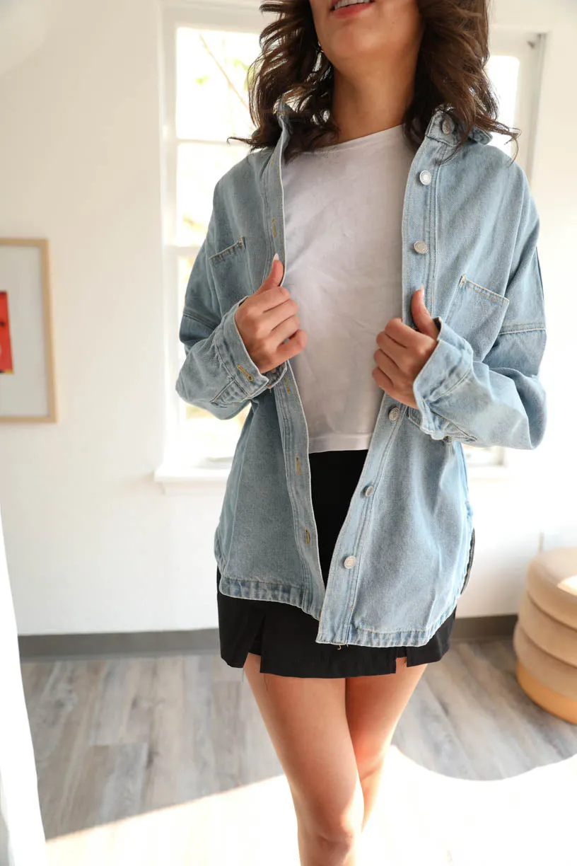 RAE: Oversized Denim Jacket