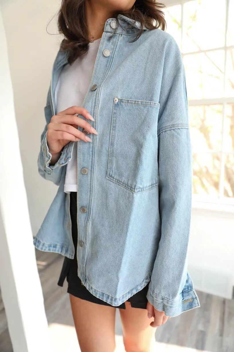 RAE: Oversized Denim Jacket