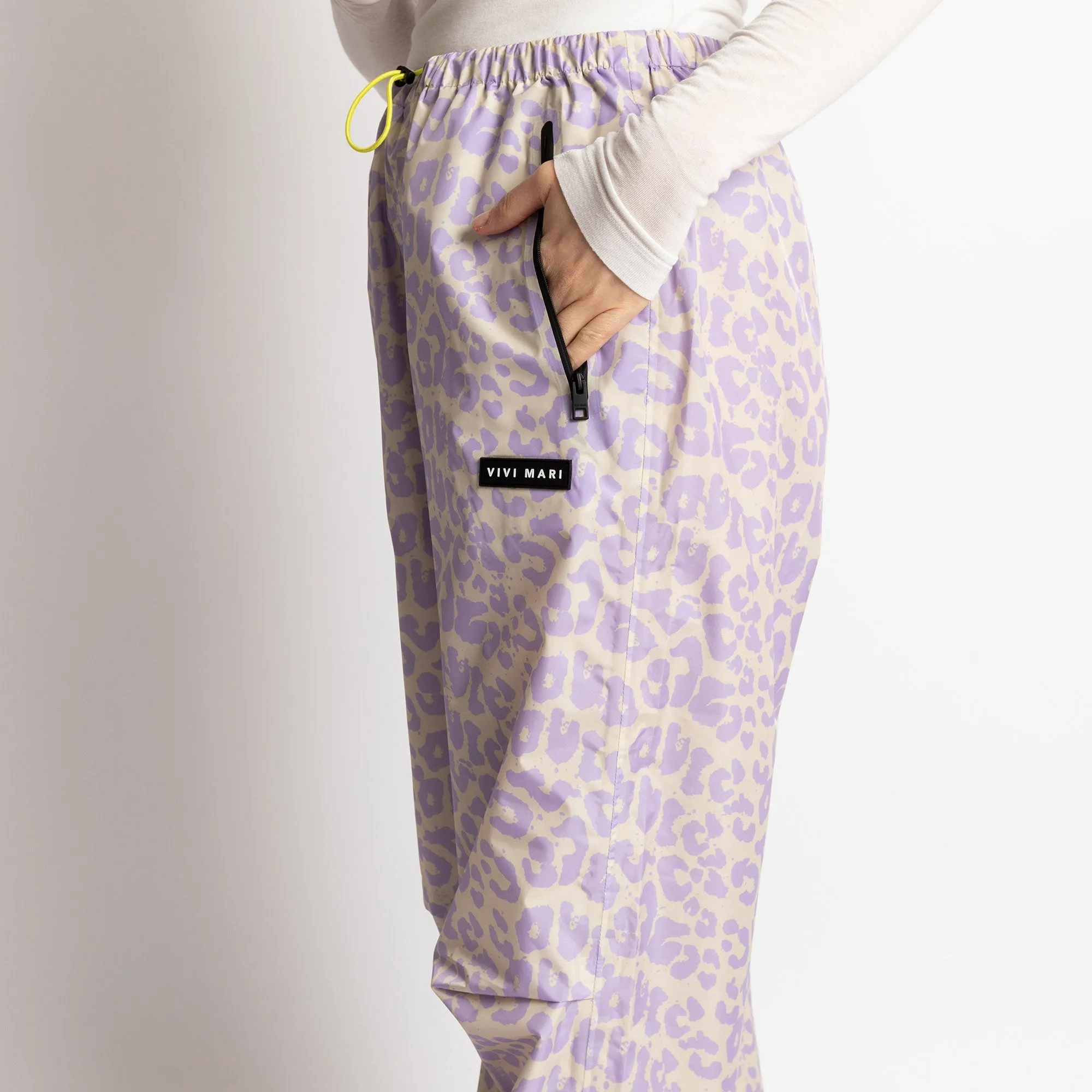 Rain Pants leo splashes lavender/grey