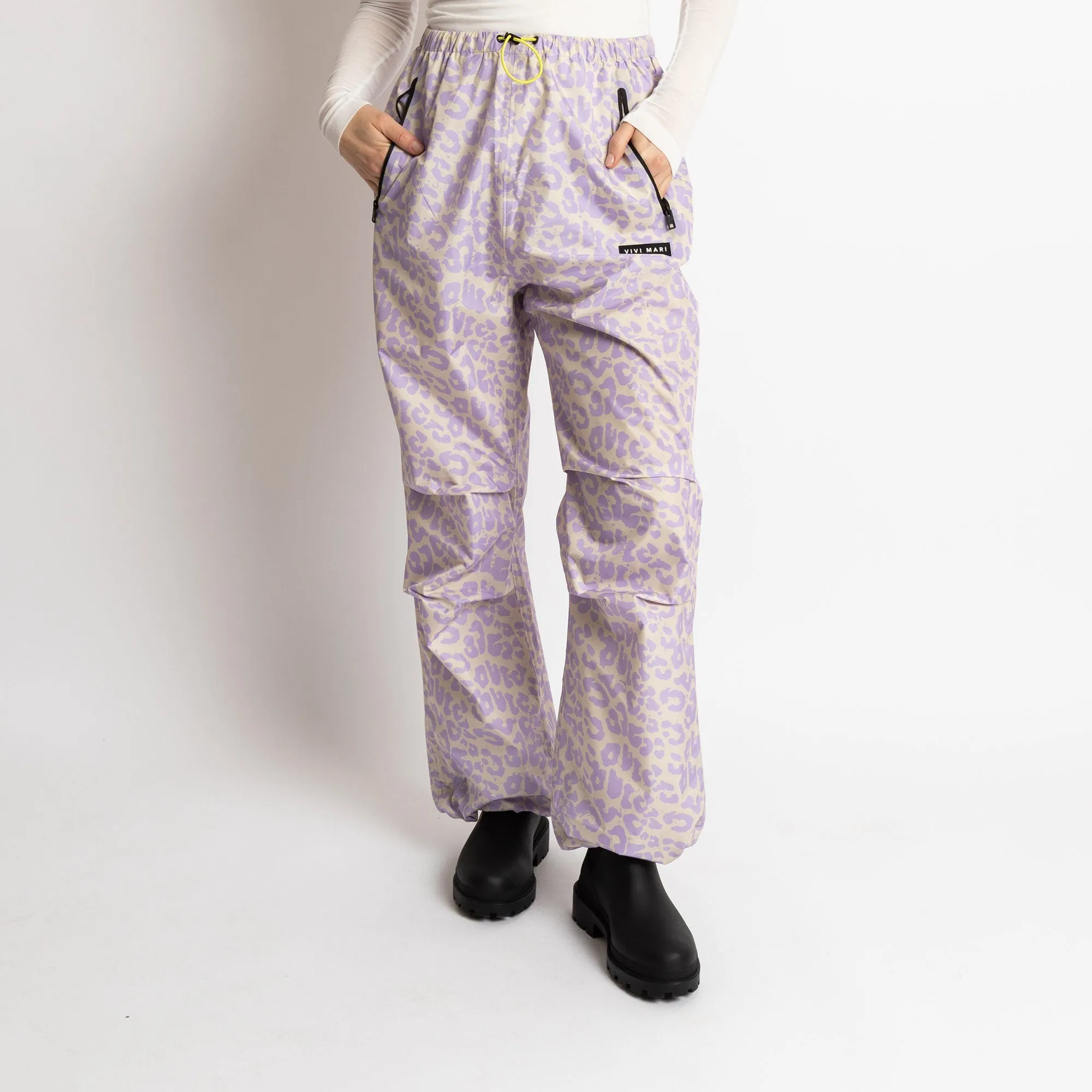 Rain Pants leo splashes lavender/grey