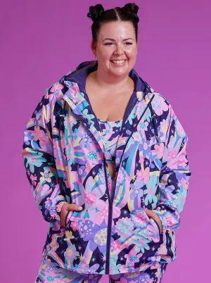 Rainbow Bouquet Raincoat - Adults