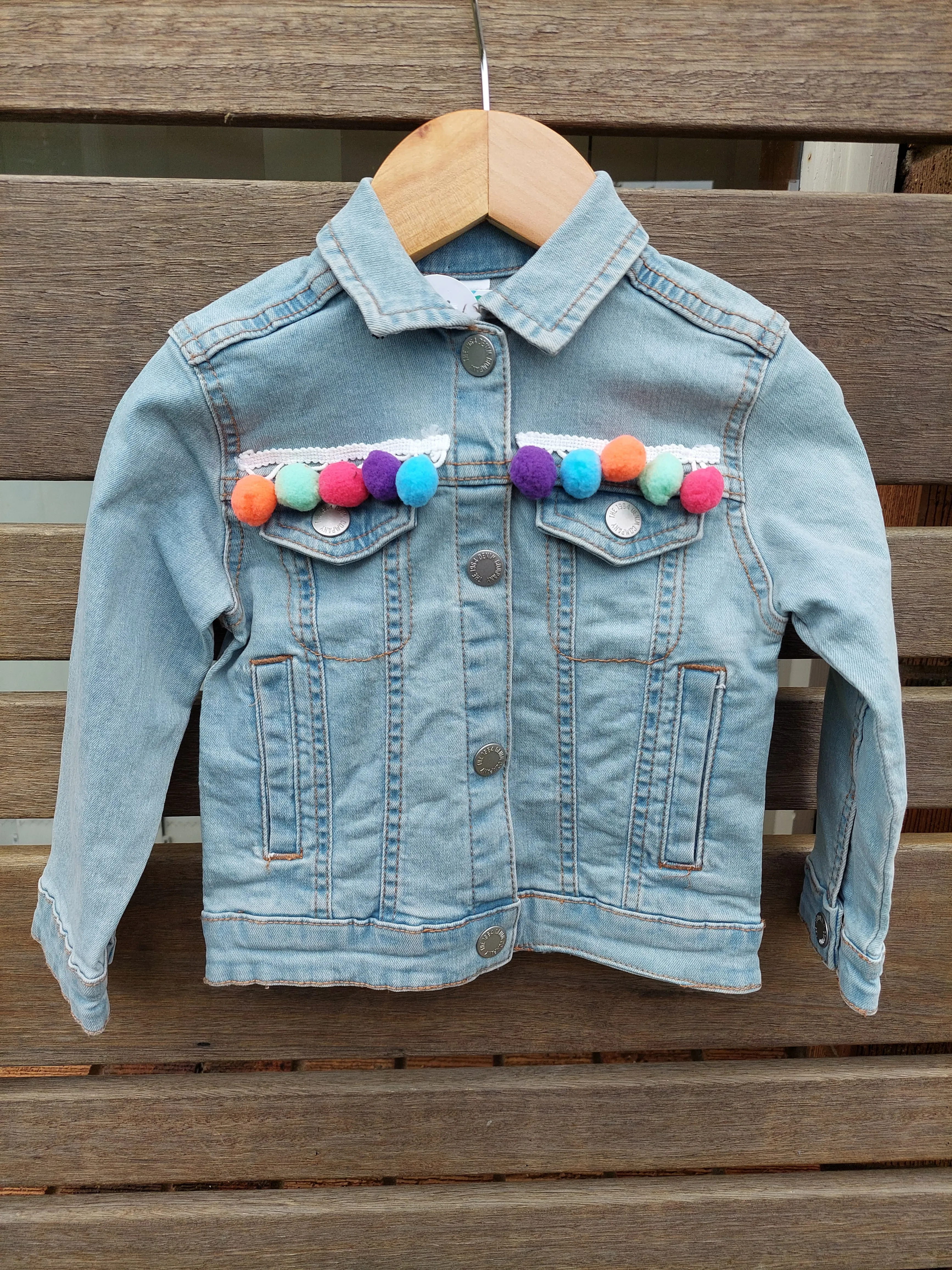 Rainbow sequence jacket
