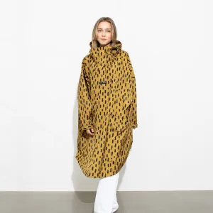 Raincoat drops mustard/black