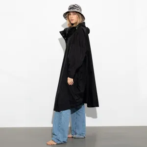 Raincoat solid black