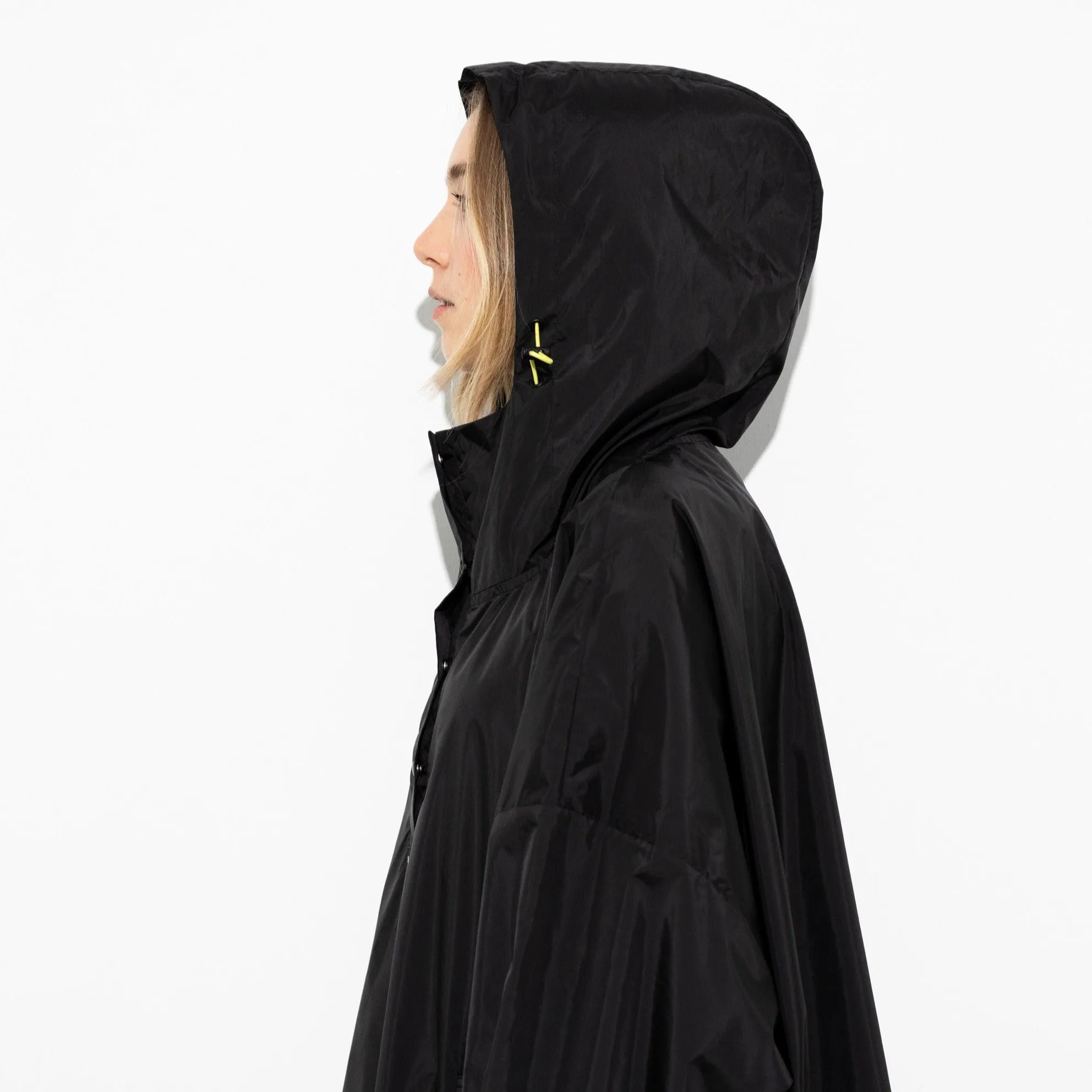 Raincoat solid black