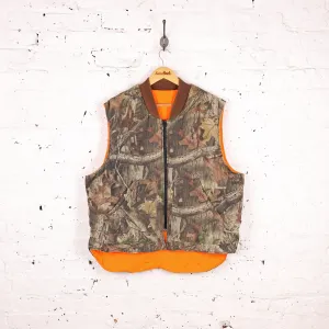 Real Tree Camouflage Gilet Bodywarmer Jacket - Green - XL
