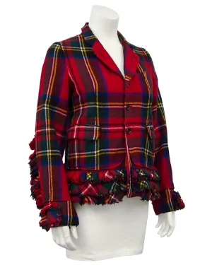 Red Tartan Wool Jacket, Autumn / Winter 2000