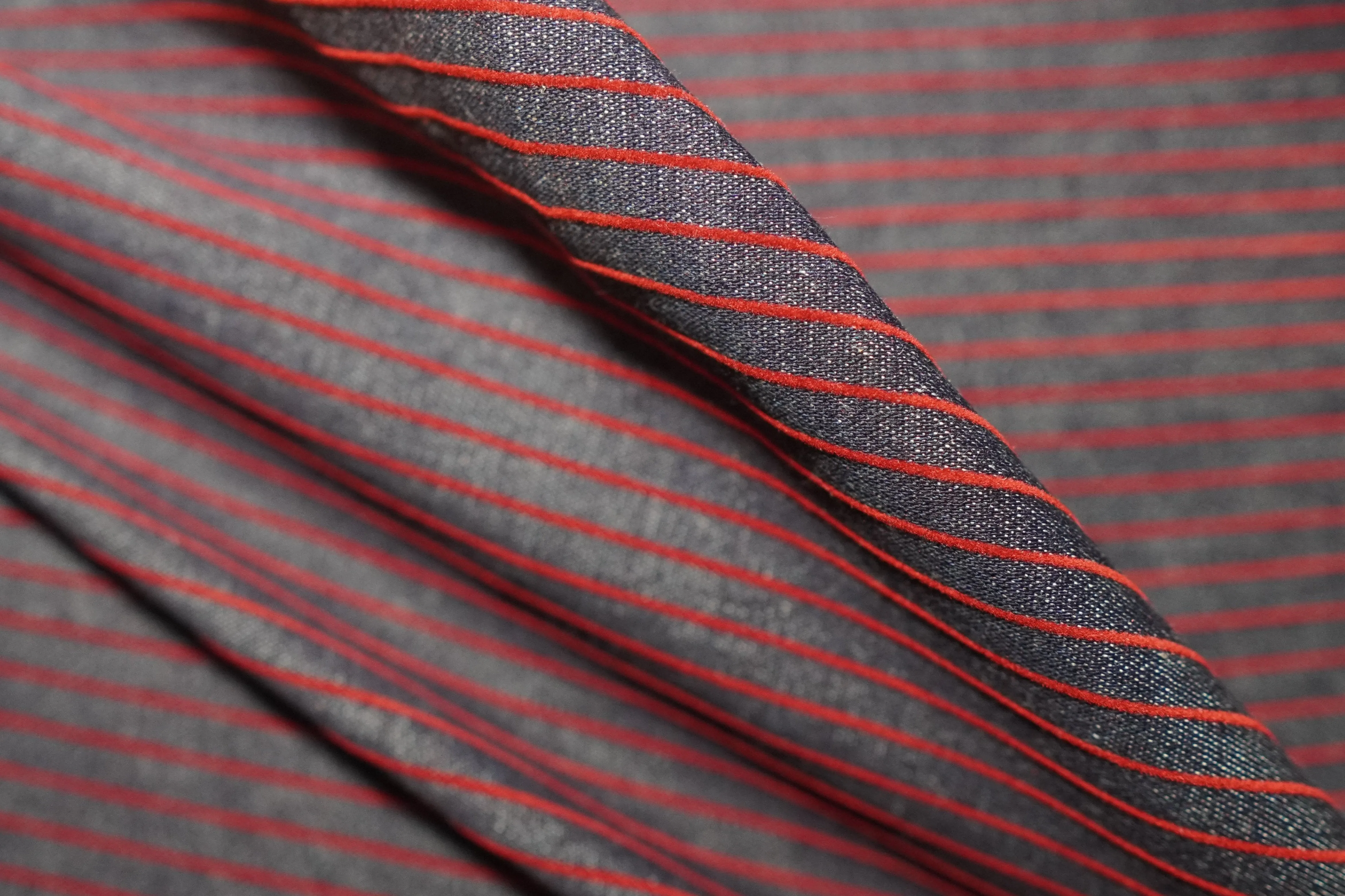Red Thing Stripped Denim