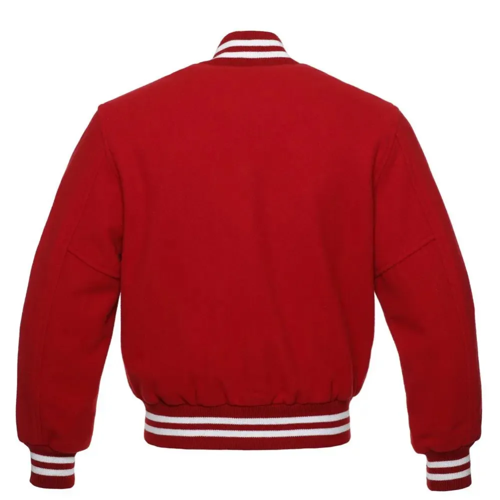 Red Valor Varsity Jacket
