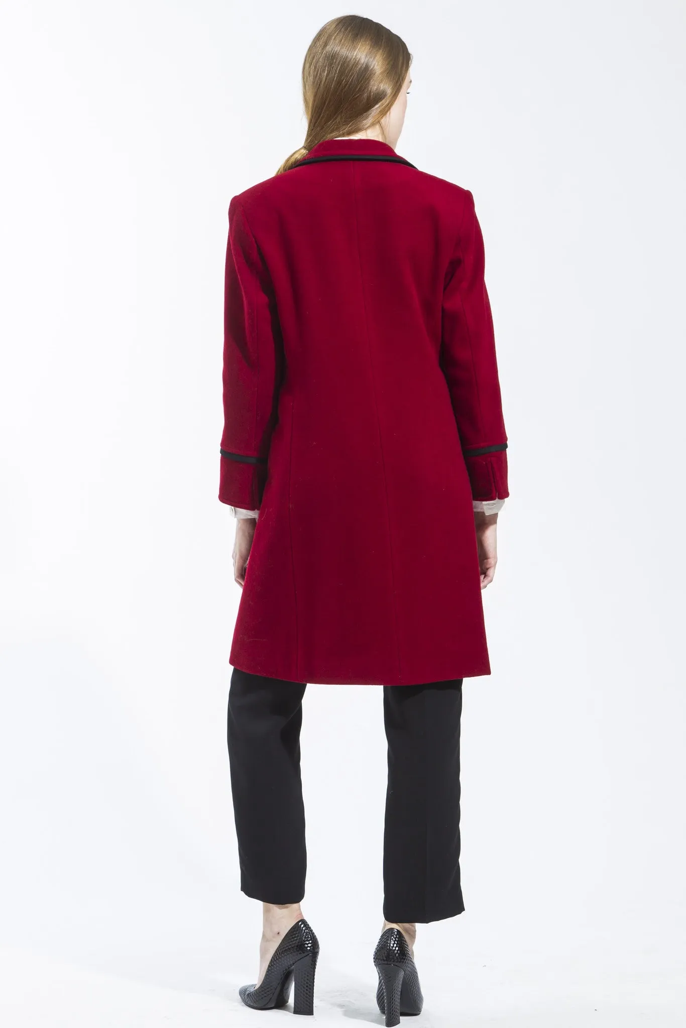 Red Wool Coat