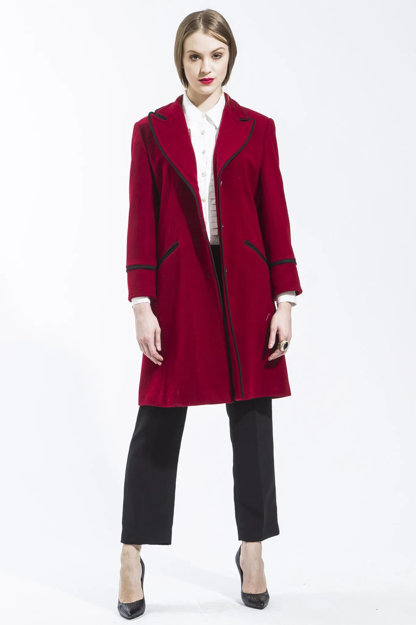 Red Wool Coat