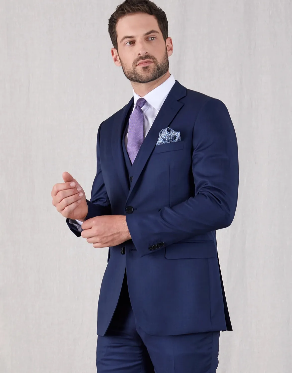 REMBRANDT 100% REDA WOOL COOPER SUIT JACKET BN0279JCG