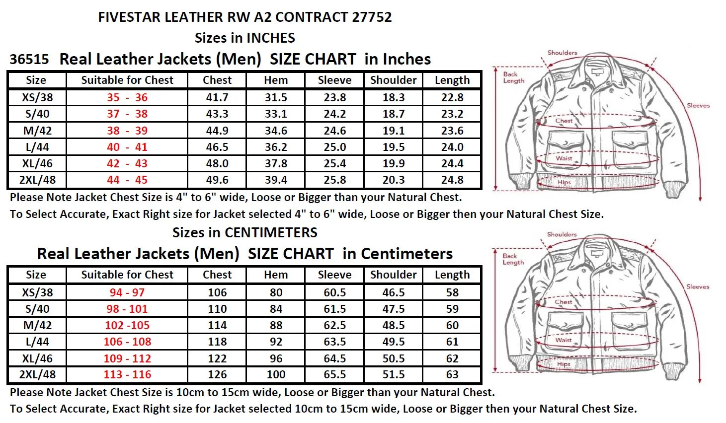 Repro A2 RW Clothing Co Contract No. W535 AC-27752 Real Horsehide Leather Seal Brown Jacket