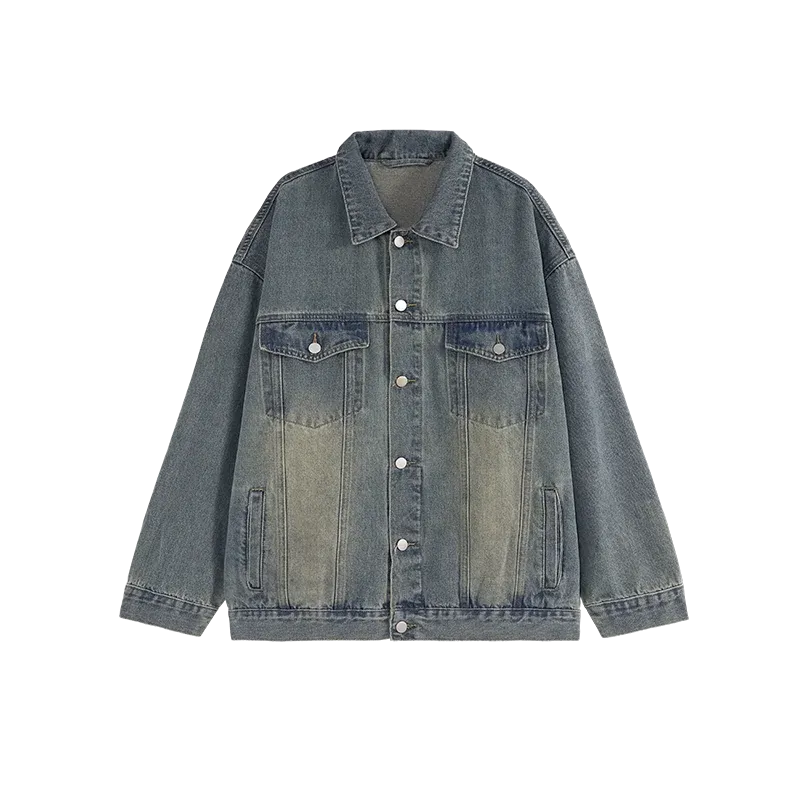 Retro Washed Denim American Jacket