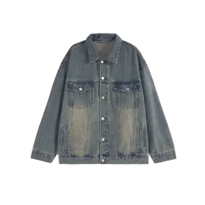 Retro Washed Denim American Jacket