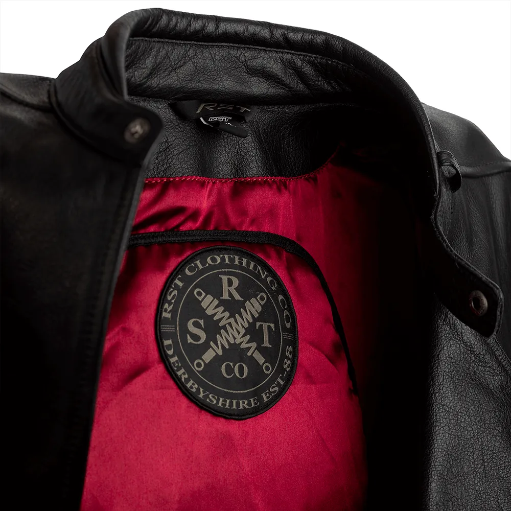 RST MATLOCK CE LEATHER JACKET [BLACK]