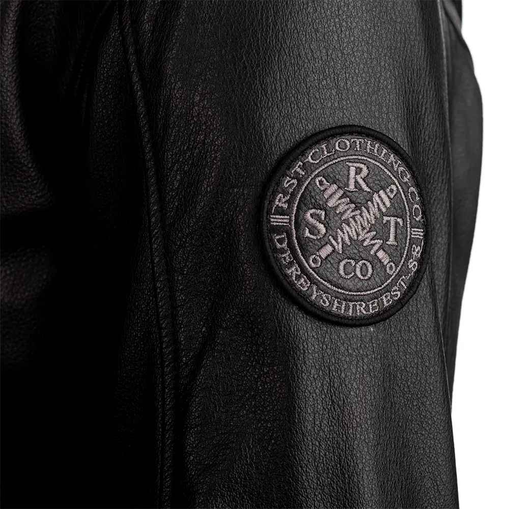 RST MATLOCK CE LEATHER JACKET [BLACK]
