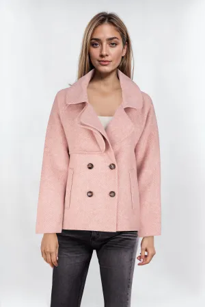 Sabena - Pretty in Pink Pea Coat