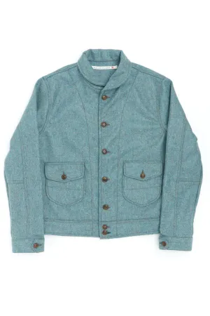 Scarti Lab Cossack Jacket 707-SE430 Melton Wool Sky