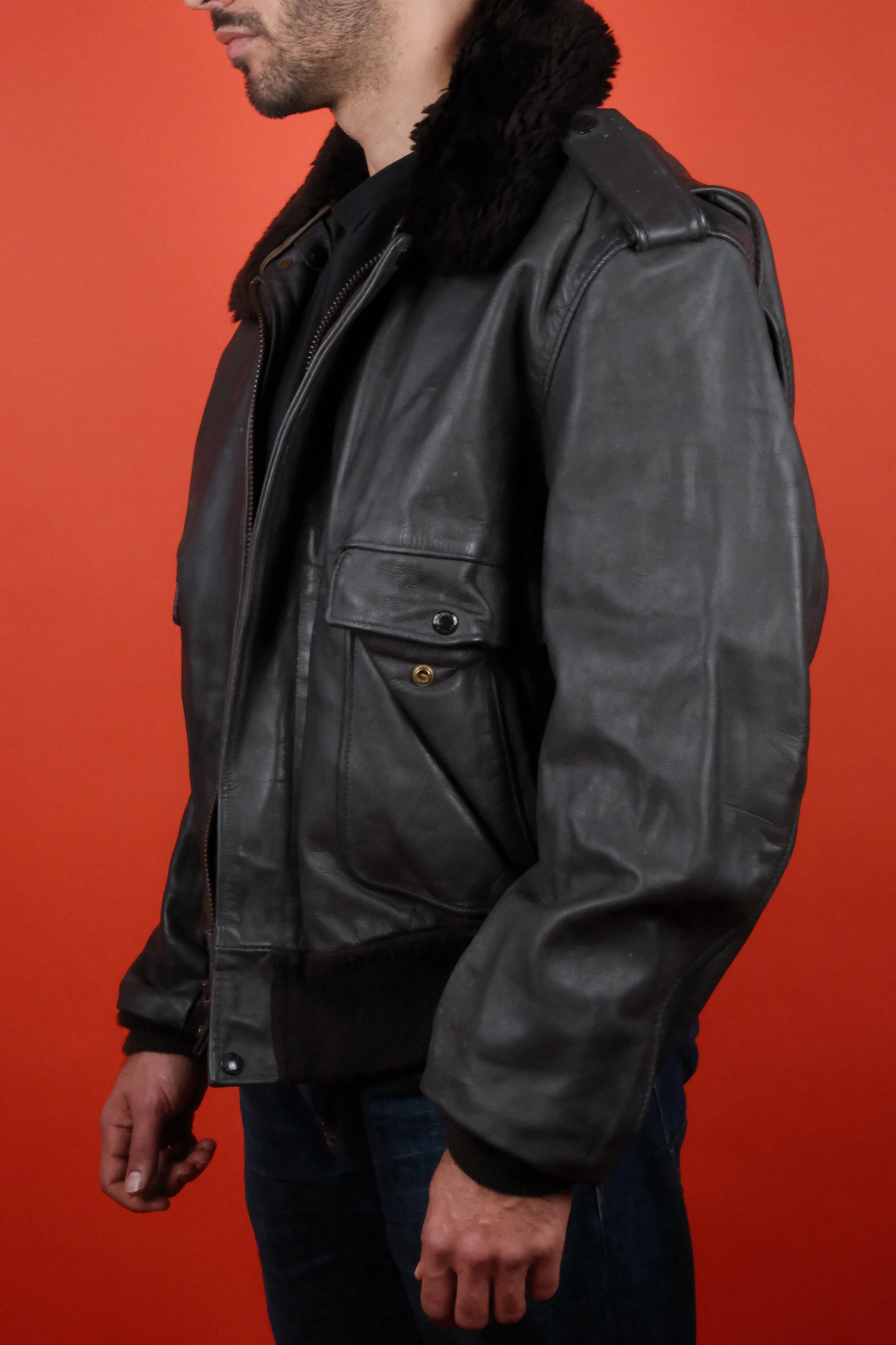 Schott Type A-2 Leather Jacket 684 SM